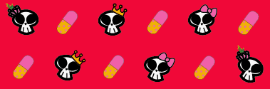 skull and pills